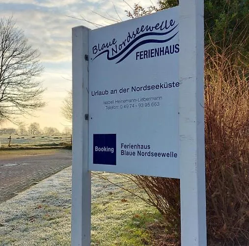 Ferienhaus Blaue Nordseewelle Nyaraló Esens